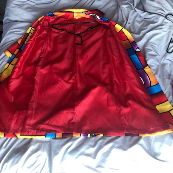 Surrealist Art Long Jacket - Picture 3 of 5